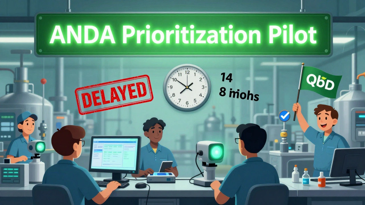 U.S. generic drug factory with real-time monitoring and faster FDA approval clock